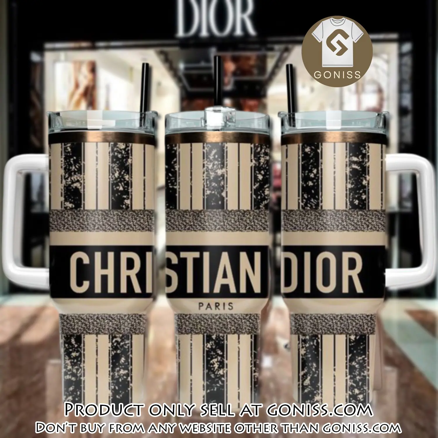 Dior logo 40oz stanley tumbler 40oz stanley tumbler fashion stanley tumbler ktb1119 gn1038489